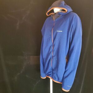 Columbia Omni-Wick Blue Hooded Jacket (L)
